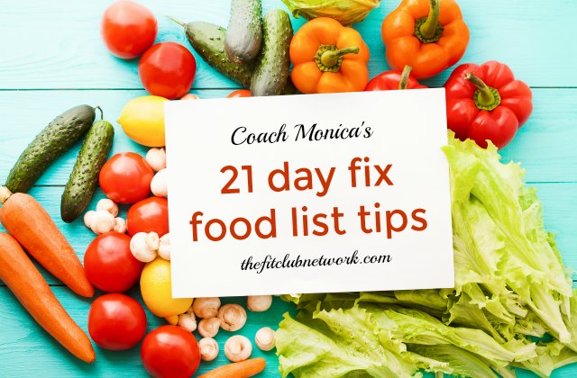Beachbody Portion Control Food List - What's Working Here